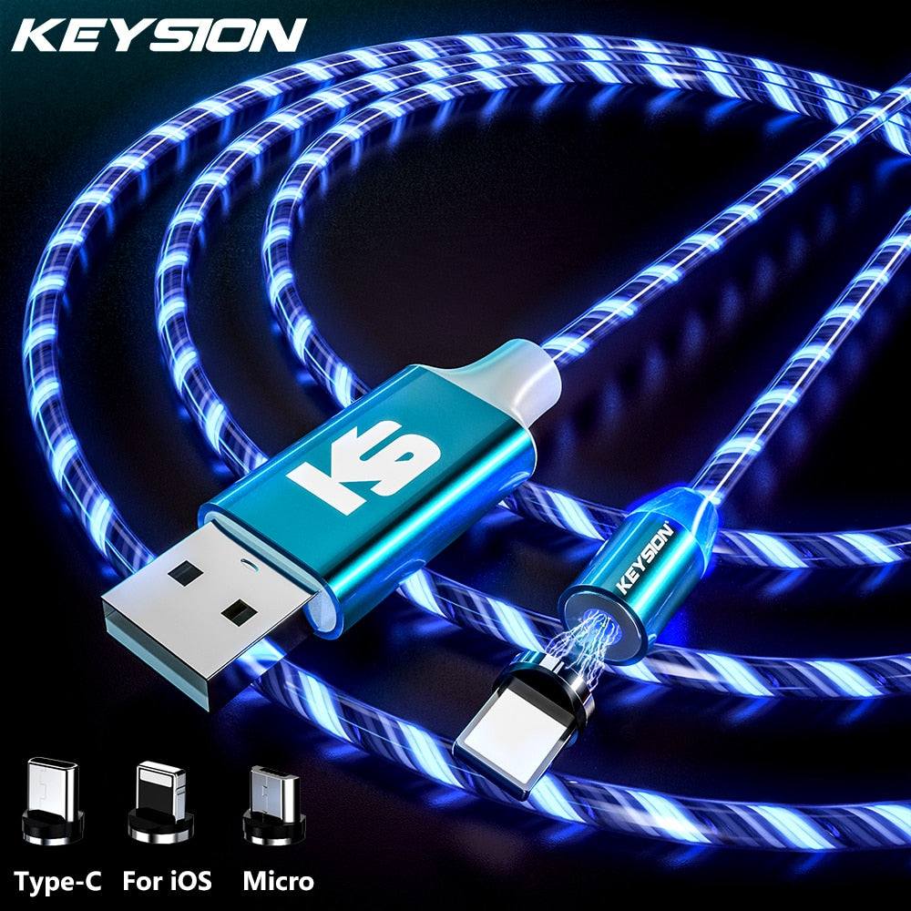 KEYSION Magnetic Cable Flowing Light LED Micro USB Cable - Premium Chargers & Powerbanks from Keysion - Just $13.00! Shop now at Dressmycell.com KEYSION Magnetic Cable Flowing Light LED Micro USB Cable - Premium Chargers & Powerbanks from Keysion - Just $13.00! Shop now at Dressmycell.com